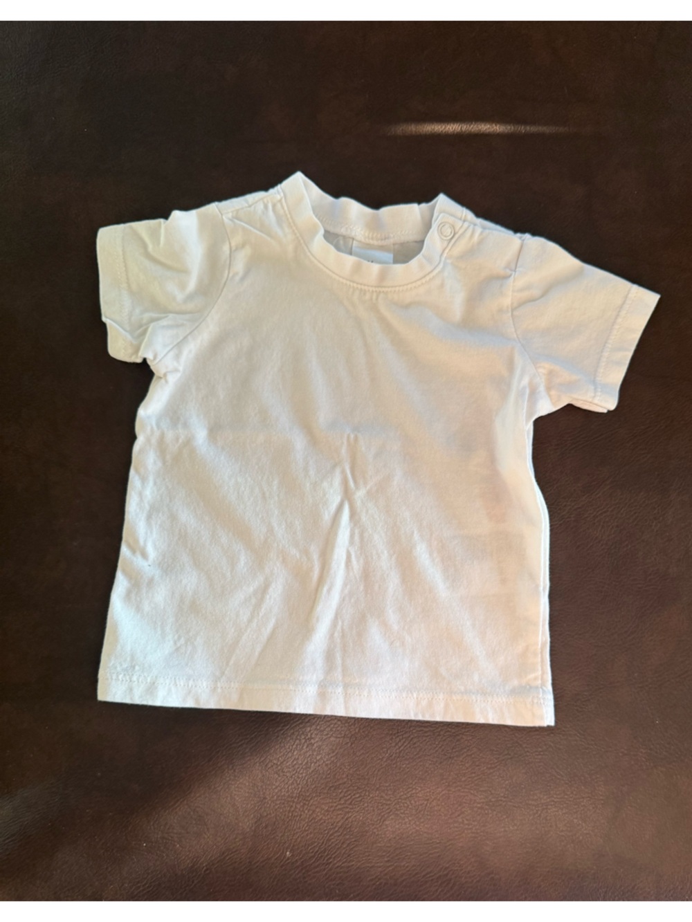 6 H&M Kids Crew Neck T-Shirt Bundle - Navy, Gray, Tan, Cream, White - Picture 2 of 11